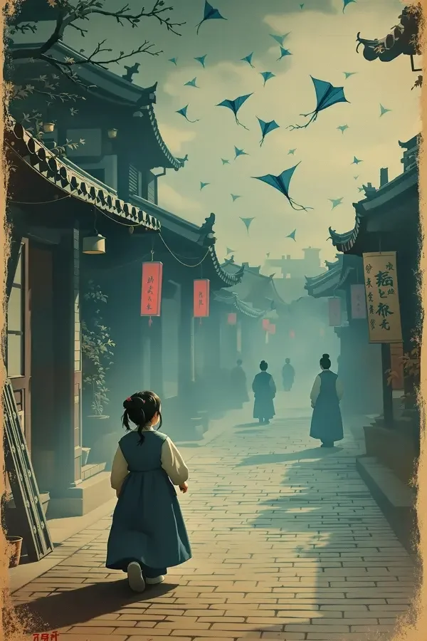 蓝风筝（1993）电影海报 - 免费电影